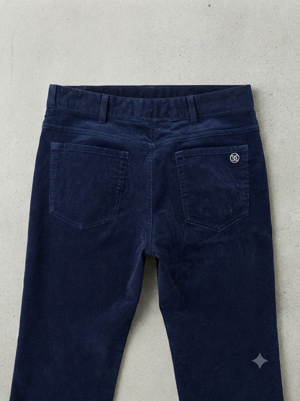 G/FORE Men's Corduroy Golf Pants in Navy Blue Fine Whale